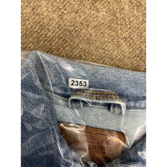 Vintage Levis Jacket Womens M Denim Trucker 90s Pre-Washed Lived-In USA Red Tab - Picture 10 of 10